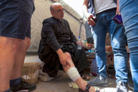 Habló el cura argentino herido tras el ataque en Gaza: “Fue una sorpresa”