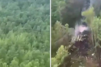 Tragedia aérea en Rusia: un avión con 49 personas a bordo se estrelló en el extremo oriente