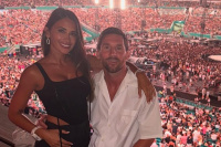 Lio Messi y Anto Roccuzzo vieron a Coldplay en Miami y protagonizaron un divertido momento con la “kiss cam”