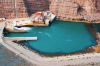 Dique deUllum: abrirán el descargador de fondo durante tareas de mantenimiento para proteger el embalse