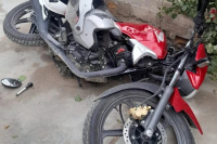 Asaltante en moto pierde el control y termina detenido en plena persecución policial