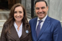 En plena fricción con el Gobierno central, Villarruel mantuvo un encuentro con el gobernador Valdés en Corrientes