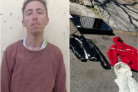 Lo sorprendieron escapando con un televisor y prendas robadas en Concepción