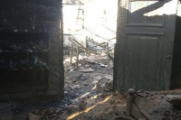 Un incendio destruyó por completo una vivienda familiar en Calingasta