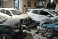Identifican al conductor que causó el choque múltiple en el centro sanjuanino: estaba alcoholizado y sin documentación
