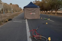 Confirmaron la identidad del ciclista fallecido en Ruta 20: habría invadido el carril contrario