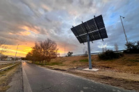 Primeros paneles solares en la Avenida de Circunvalación: camino hacia la sustentabilidad total