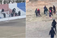 Disturbios entre hinchas de Peñarol y la Policía tras el partido contra Unión
