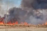 Un nuevo incendio en la zona de Calle La Laja, movilizó a los bomberos y alertó a los vecinos