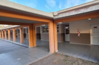 Atraparon a un ladrón robando un matafuegos en la escuela ARA San Juan