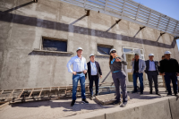 Orrego supervisó las obras del nuevo Hospital de Angaco: infraestructura de nivel para el Este sanjuanino 