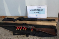 Intervención policial: armas secuestradas en San Martín