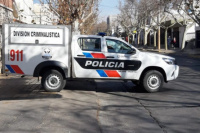 Choque y vuelco cerca de la bodega Graffigna