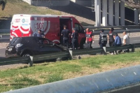 Un siniestro vial provocó el corte parcial de un tramo de Circunvalación