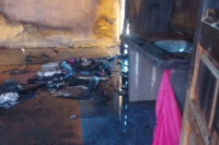 Una pareja y su pequeña hija de 3 años quedan sin hogar por un incendio