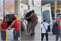Denuncian y repudian publicidad de estación de servicio con mensaje que promueve el femicidio