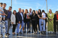 Cumpliendo el sueño de la casa propia: Orrego entregó un nuevo barrio en San Martín